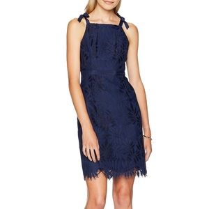 NWT Lilly Pulitzer Kayleigh Shift Dress | fern gallery lace | true navy | size 6